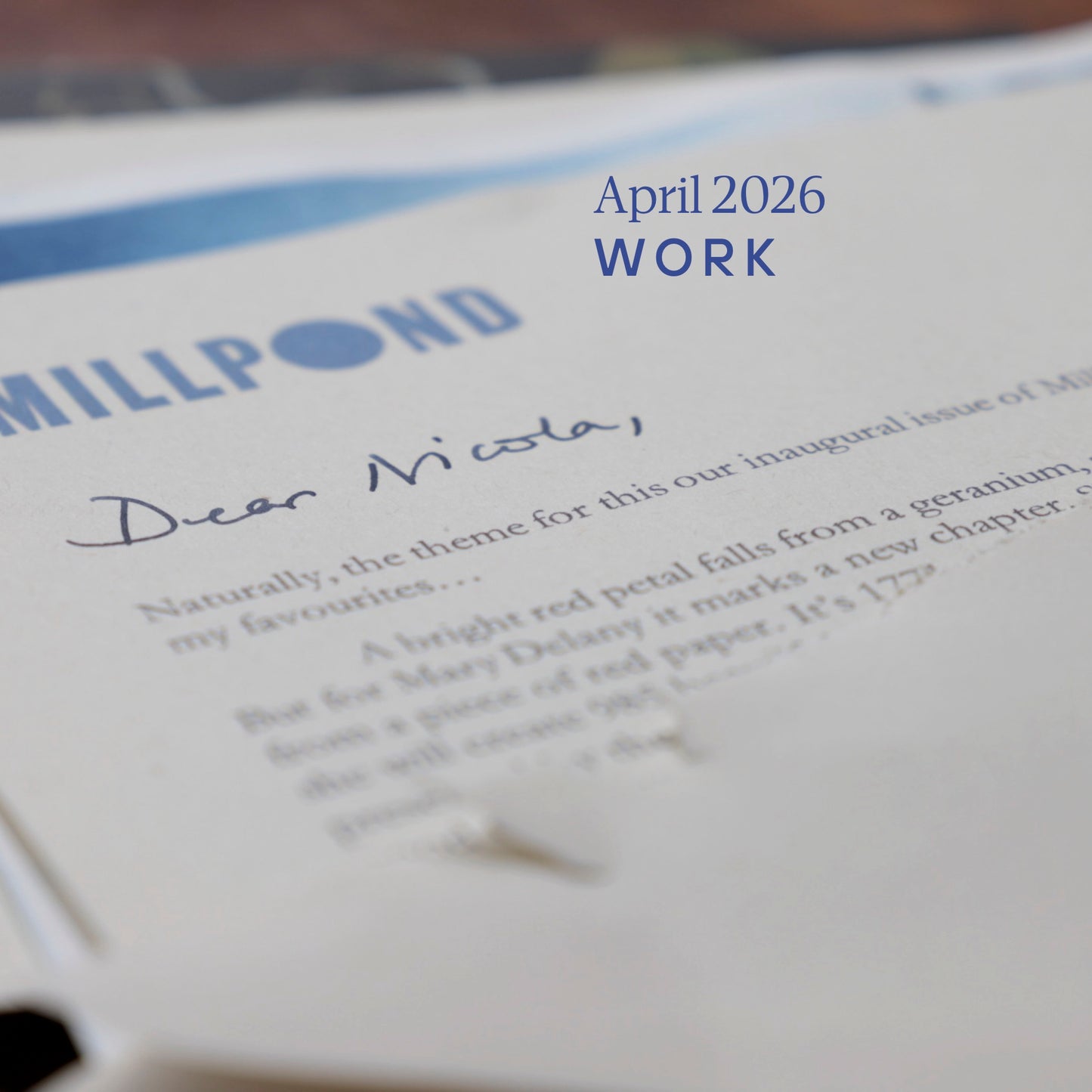 A visually beautiful therapy based postal subscription gift idea from Kerry Evans, Therapist, containing a personalized letter, counselling tools and art.