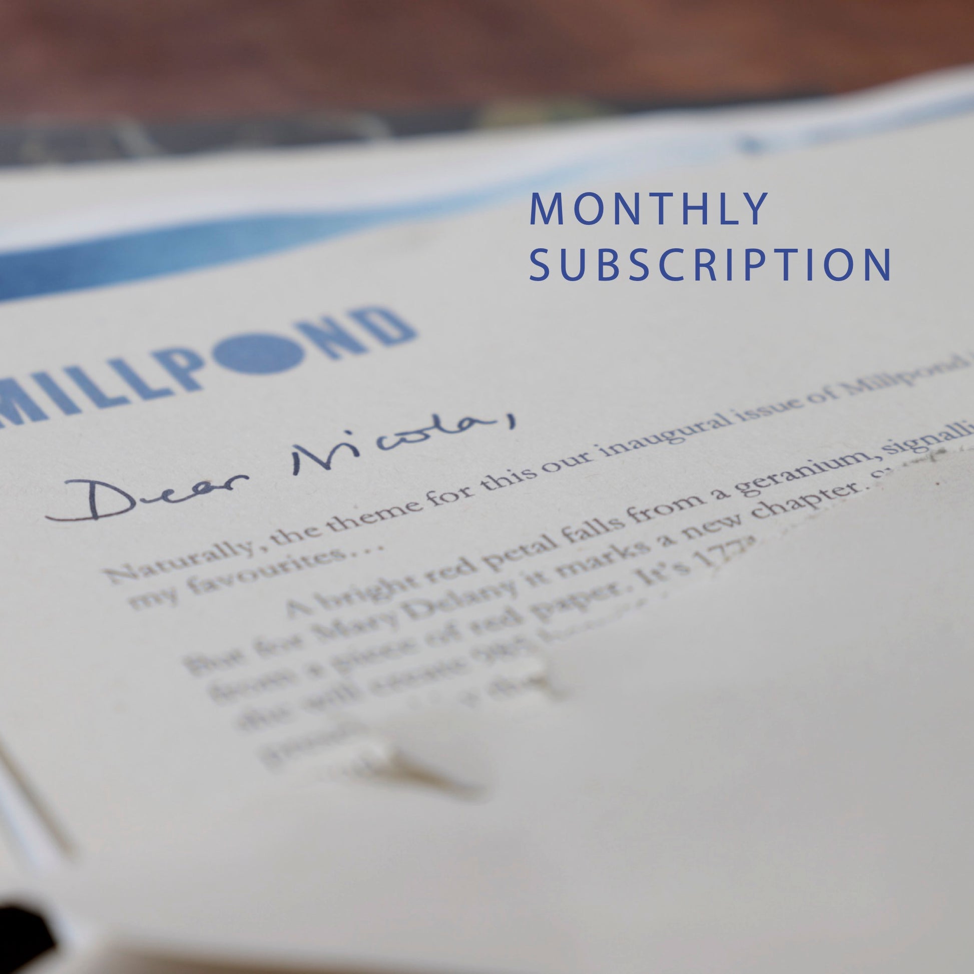 A visually beautiful therapy based snail mail subscription from Kerry Evans, Therapist, containing a personalized letter, counselling tools and art.
